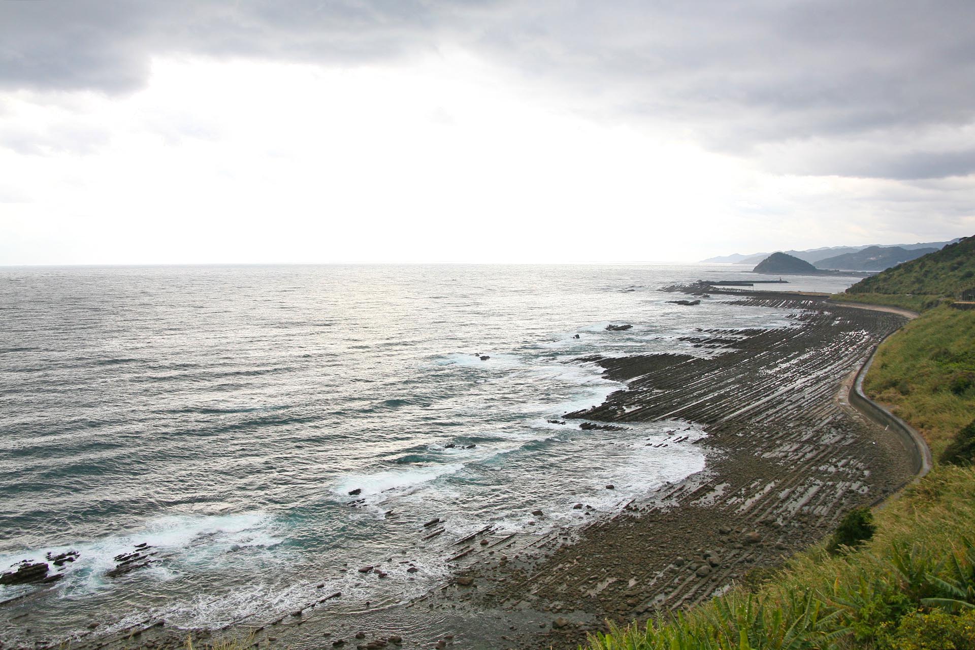 道の駅 フェニックスから見る日南海岸　宮崎の風景