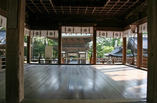 日牟禮八幡宮　近江八幡　滋賀の風景