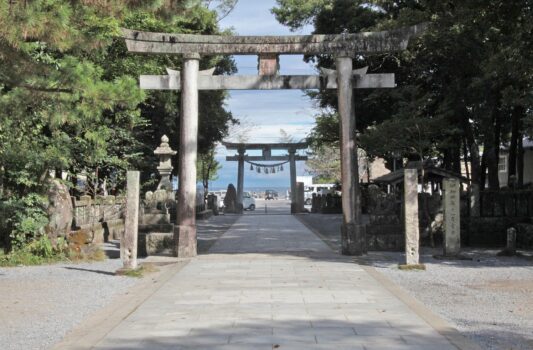 久礼八幡宮　土佐久礼の風景　高知の神社　高知の風景
