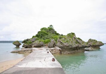 浜比嘉島の風景　沖縄の島　沖縄の風景