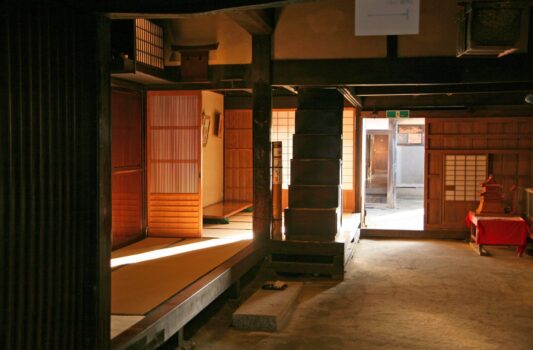 勝川家住宅　岩村町本通り　岐阜の伝統的な町並み　岐阜の風景