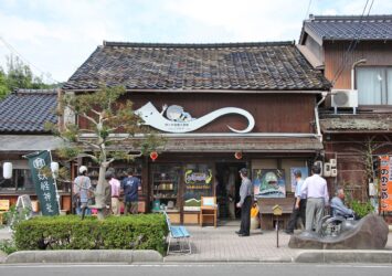 境港の町並み　鳥取の風景