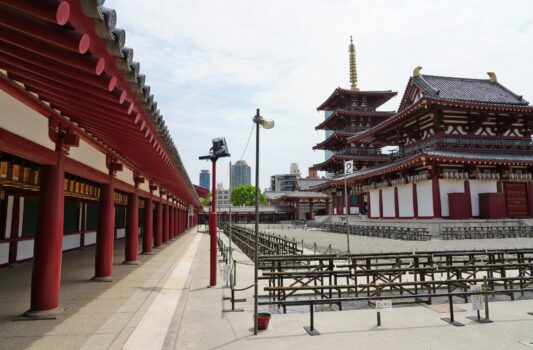 四天王寺　大阪の寺　大阪の風景