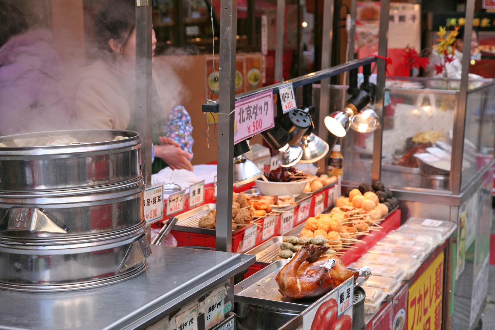 神戸　中華街の風景　冬の神戸　冬の兵庫の風景