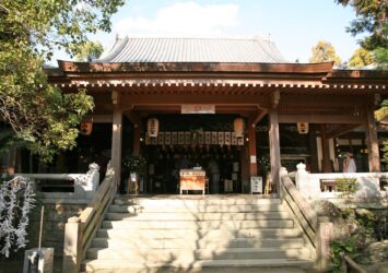 正月の霊山寺　正月の徳島の風景