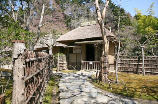 西山荘　茨城の風景
