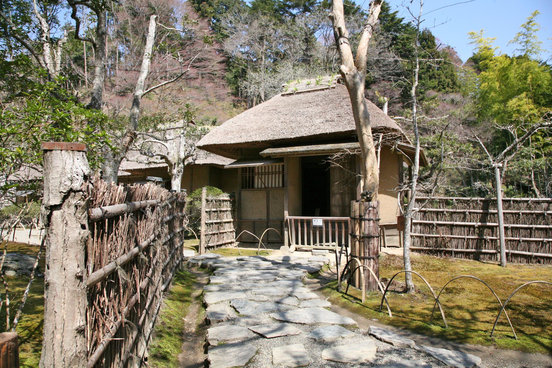 西山荘　茨城の風景