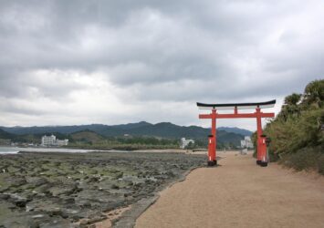 青島神社の鳥居　宮崎の風景