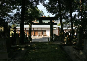 長野阿蘇神社の風景　熊本の風景