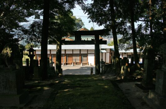 長野阿蘇神社の風景　熊本の風景