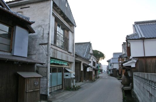 肥前浜宿の町並み　佐賀の伝統的な古い町並み　佐賀の風景