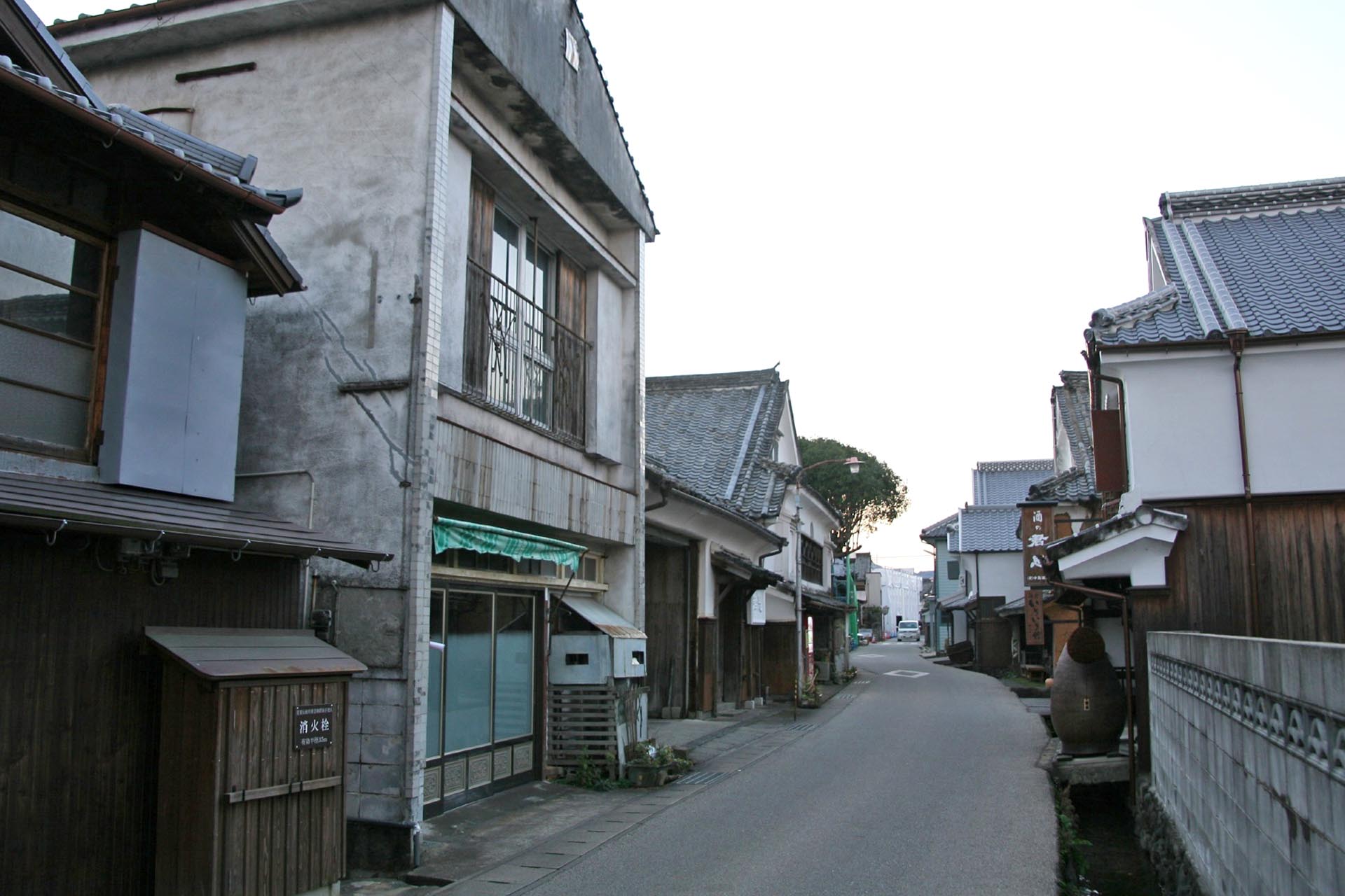 肥前浜宿の町並み　佐賀の伝統的な古い町並み　佐賀の風景