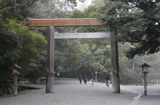 3月の伊勢神宮　三重の風景