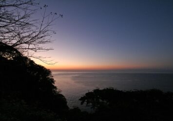 夕暮れの伊豆半島　西伊豆の風景　静岡の風景