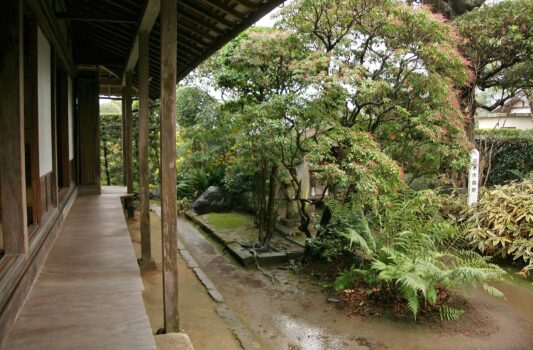 出水市出水麓武家屋敷群　鹿児島の伝統的な古い町並み　鹿児島の風景