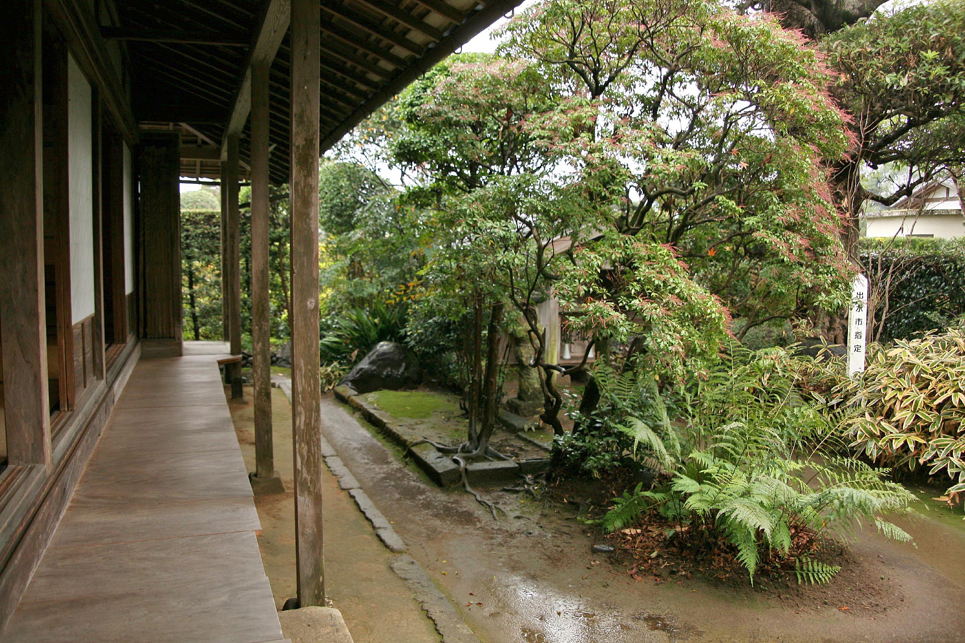 出水市出水麓武家屋敷群　鹿児島の伝統的な古い町並み　鹿児島の風景