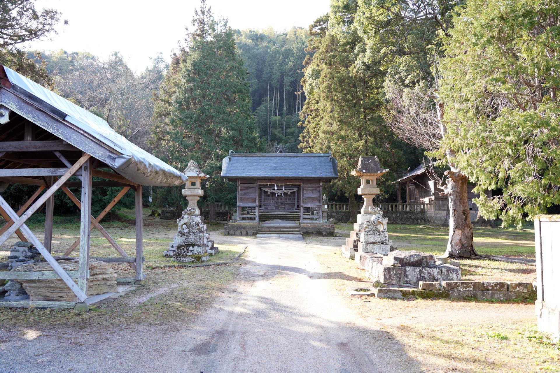 賀茂神社　島根の神社　島根の風景