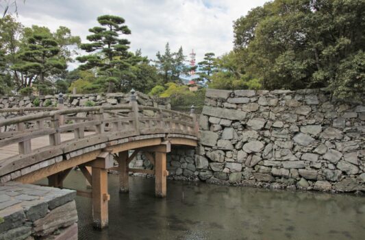 徳島城址　徳島の城　徳島の風景