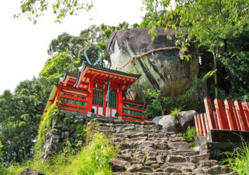 熊野　神倉神社　和歌山の神社　和歌山の風景