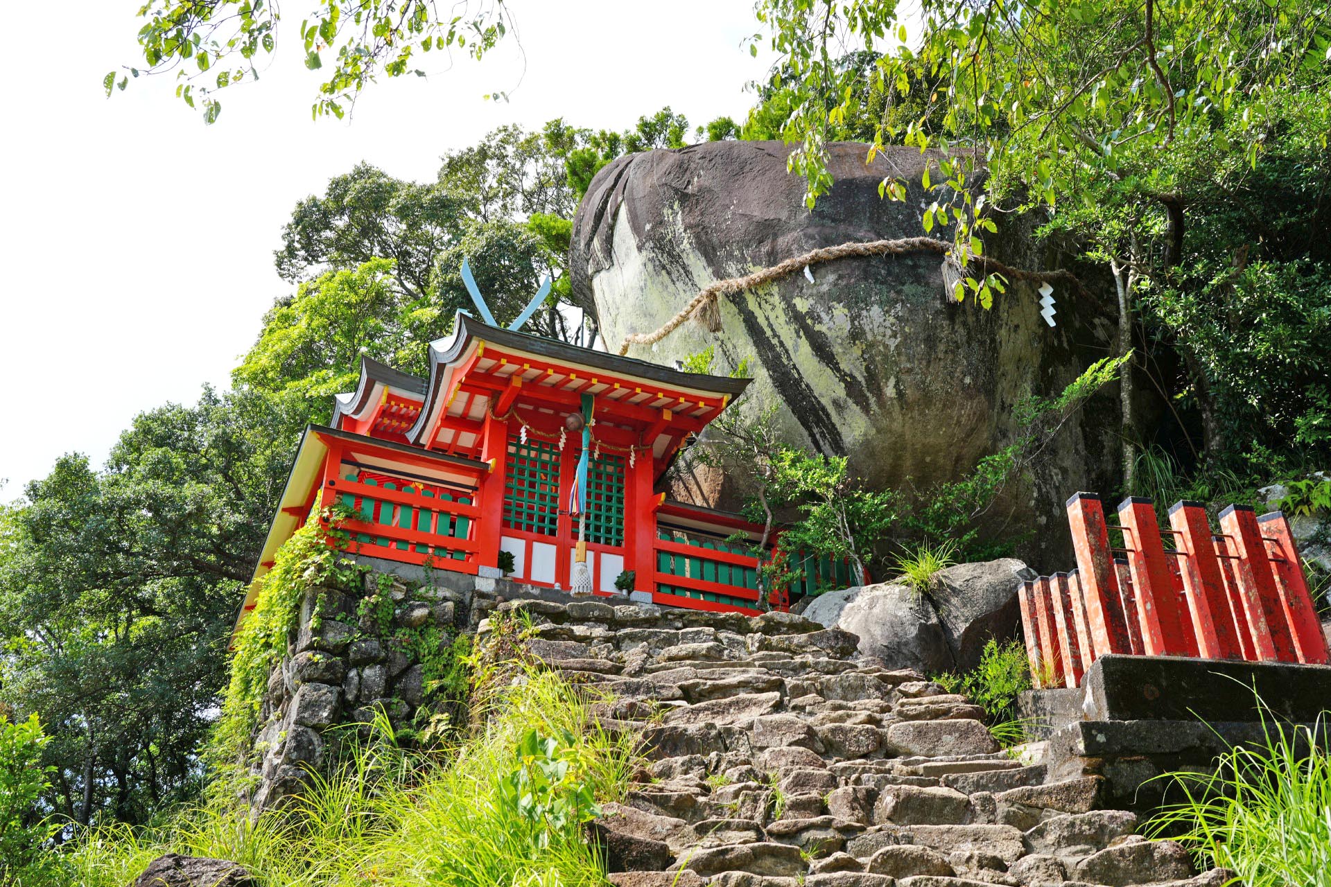 熊野　神倉神社　和歌山の神社　和歌山の風景