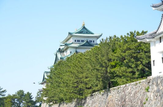 初夏の名古屋城　愛知の城　5月の愛知の風景