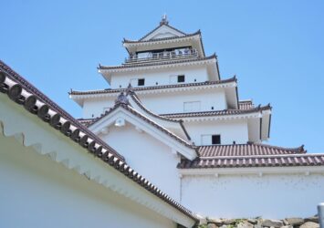 鶴ヶ城　会津若松　福島の風景