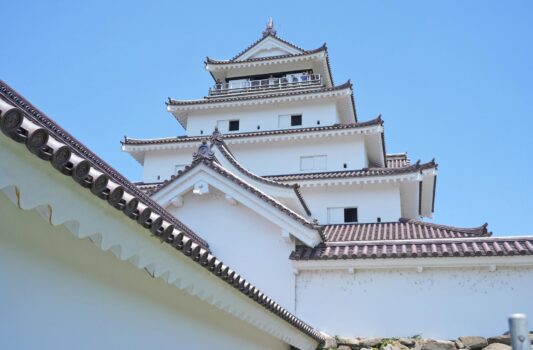 鶴ヶ城　会津若松　福島の風景