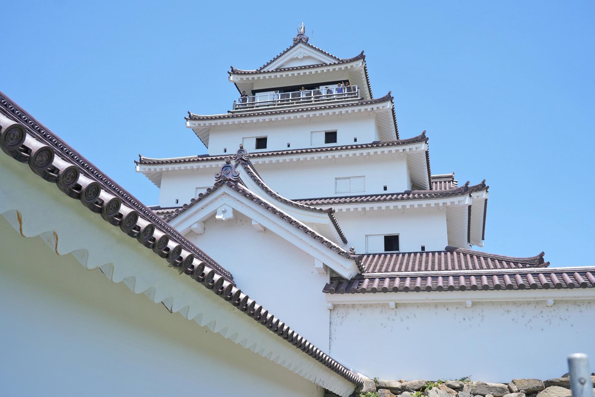 鶴ヶ城　会津若松　福島の風景