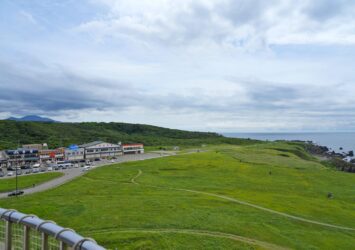入道崎の風景　男鹿半島　秋田の風景