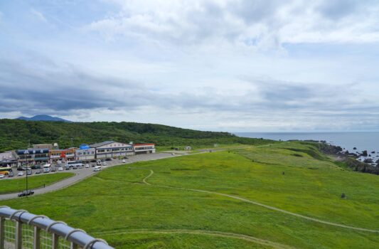 入道崎の風景　男鹿半島　秋田の風景