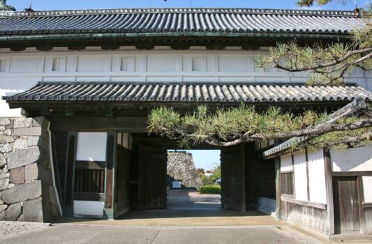 佐賀城　鯱の門　佐賀の城　佐賀の風景