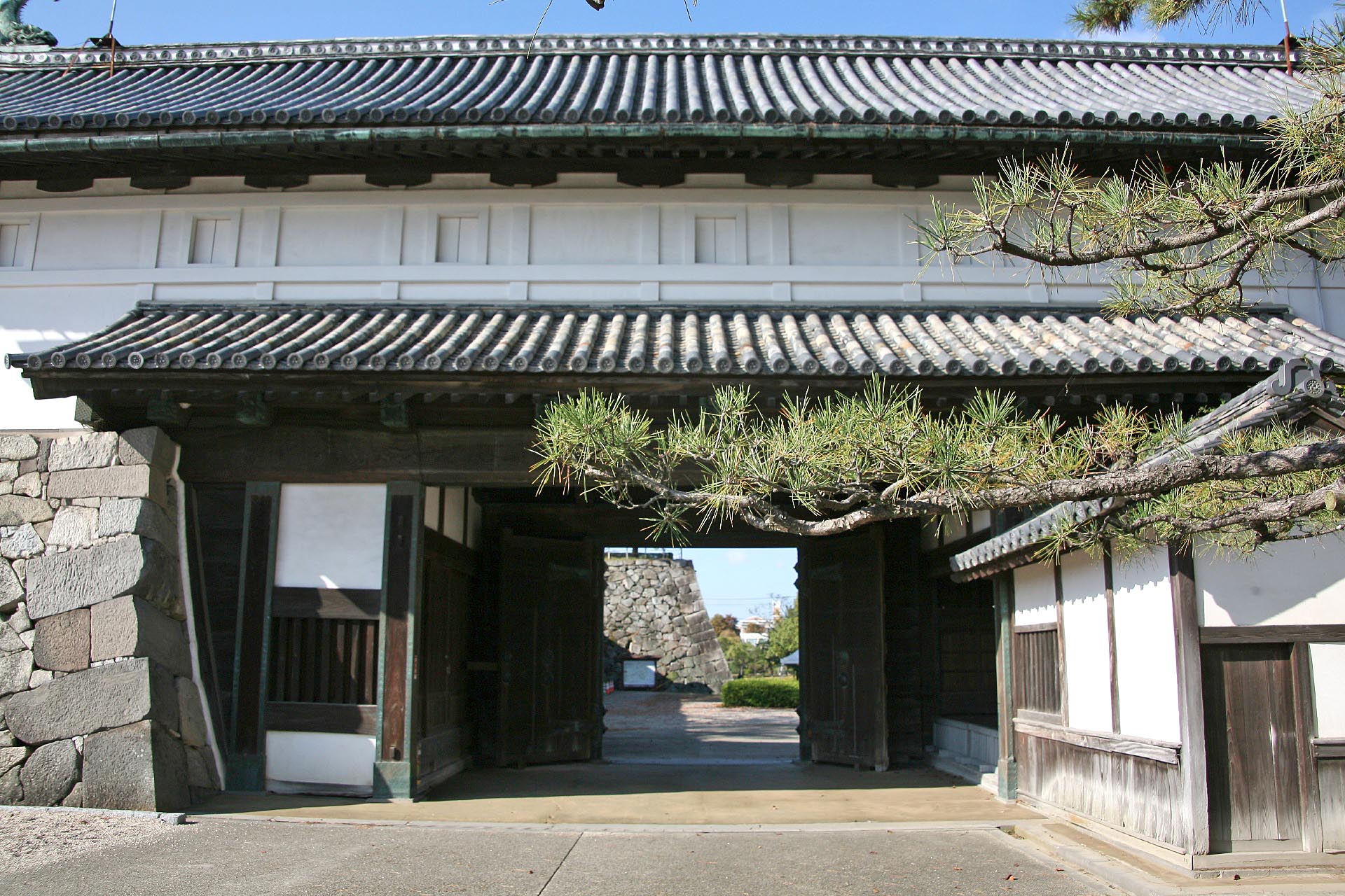 佐賀城　鯱の門　佐賀の城　佐賀の風景