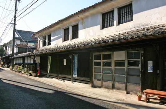 佐賀 武雄の古い町並み　佐賀の伝統的な古い町並み　佐賀の風景