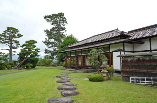 藤田記念庭園　弘前の風景　青森の風景