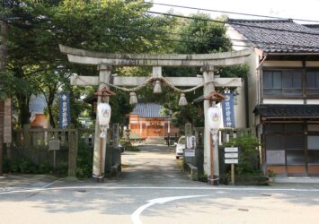 金沢の風景　金沢の伝統的な古い町並み　石川の風景