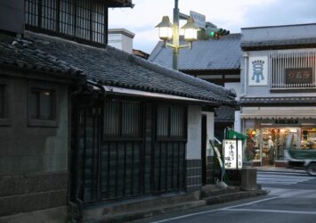 栃木の伝統的な古い町並みの風景　栃木の風景