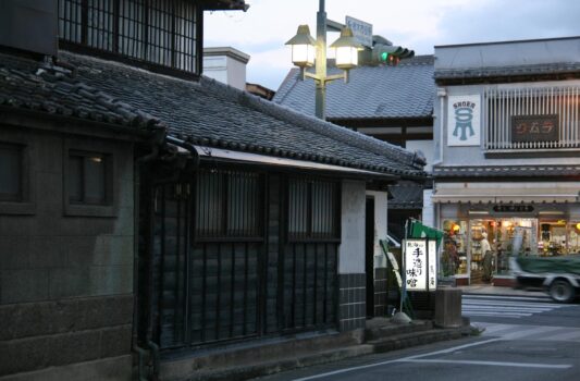 栃木の伝統的な古い町並みの風景　栃木の風景