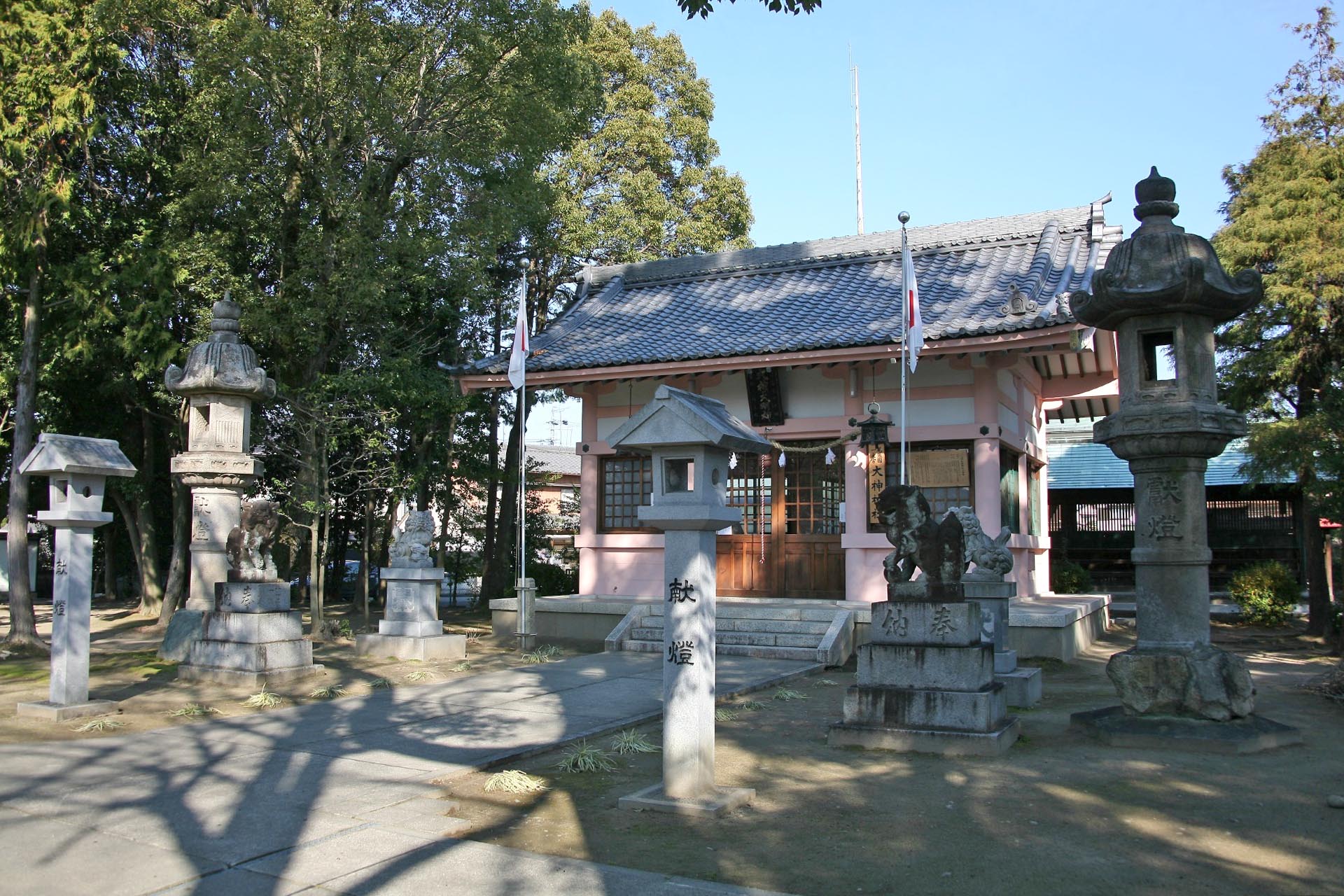 大神神社　一宮市　愛知の神社　愛知の風景
