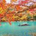 秋の嵐山の風景　京都の風景